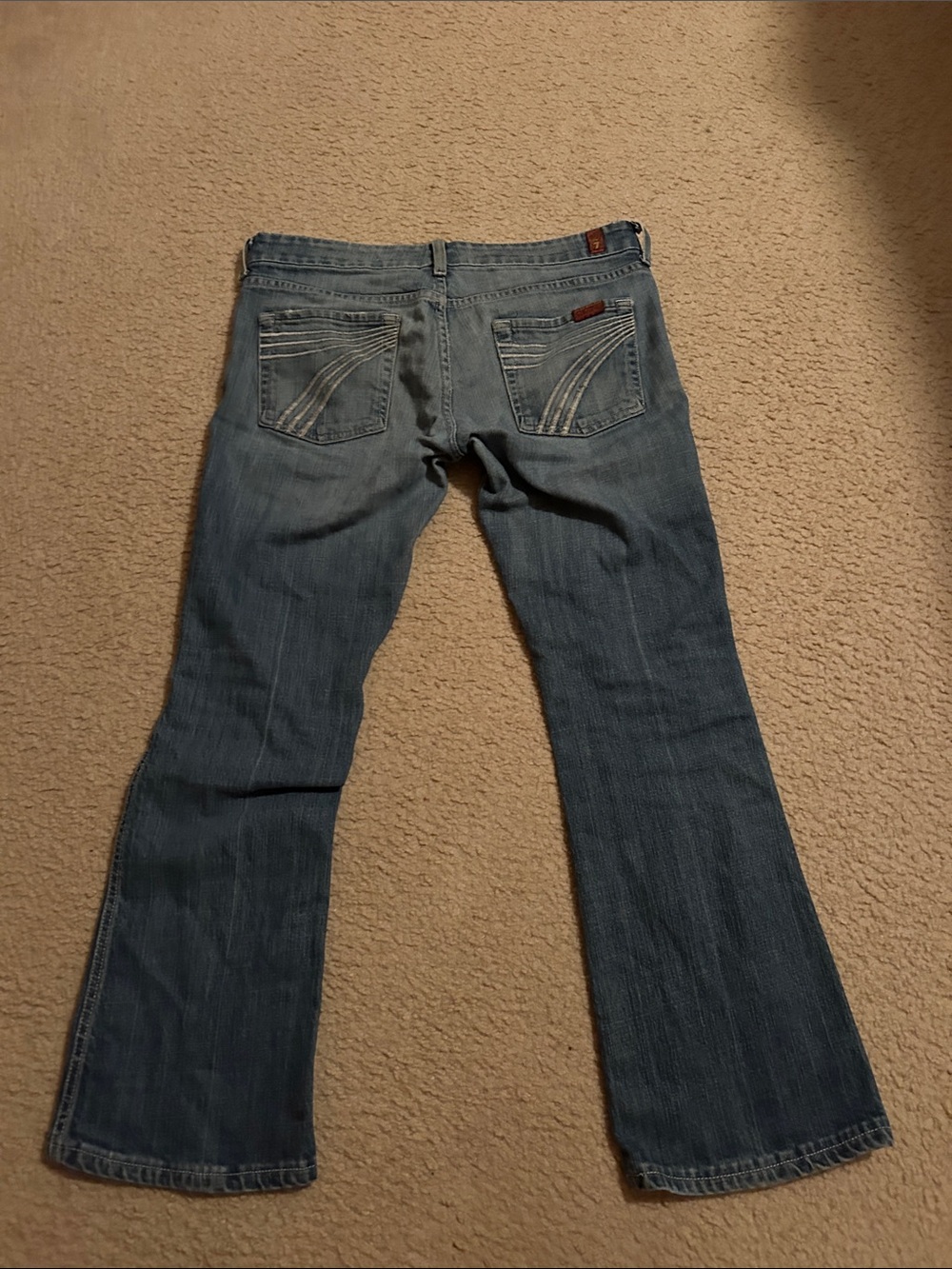 Light Wash 7s Bootcut Jeans
